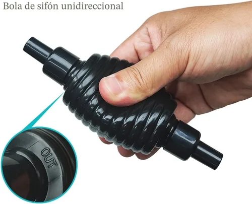 Miniatura 5 de Laifoo Aspirador de Sifón de Acuario de 5 pies para Limpieza de Grava y Arena de Peceras