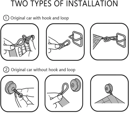 Miniatura 6 de Red de carga trasera para automóvil con buena elasticidad y resistencia a la tracción, organizador de red para maletero para SUV camión, red ideal