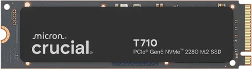 Miniatura 10 de Crucial T705 PCIe Gen5 NVMe SSD de 1 TB, hasta 13,600 MB/s, TLC NAND, compatible con Intel y Ryzen, para juegos intensivos y almacenamiento de alta