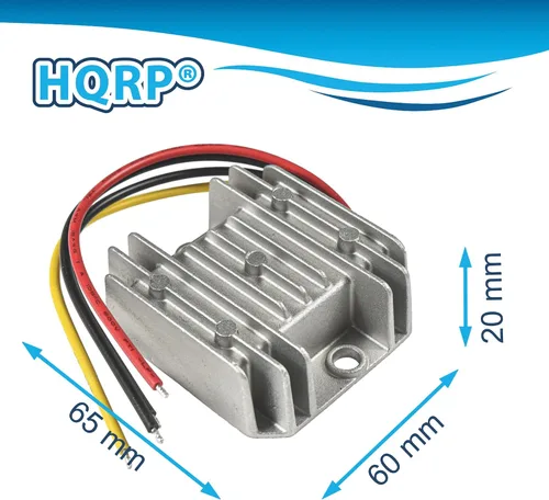Miniatura 6 de HQRP Convertidor de aumento de corriente continua de 12 V de hasta 24 V 3 A, regulador de voltaje de 72 W, convertidor de corriente continua