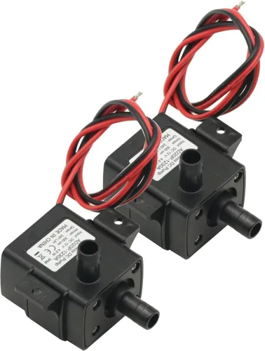 Miniatura 4 de 2 unids DC 12 V mini bomba de agua 9.8 ft 240L/H ultra silencioso motor sin escobillas para piscina sumergible acuario bomba de agua solar