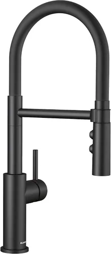 Miniatura 13 de BLANCO 402447 CATRIS Flexo Semi-Pro Pull-Down Grifo De Cocina De Arco Alto 1.5 GPM - Cromo