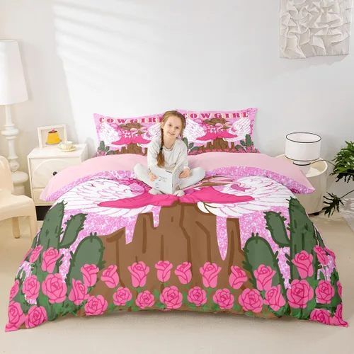 Miniatura 48 de Juego de funda de edredón de elefante bohemio para niños, tamaño individual, juego de ropa de cama de mandala bohemio de 2 piezas para decoración