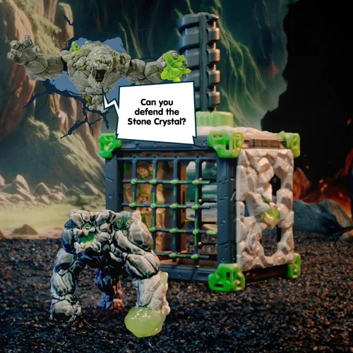 Miniatura 3 de schleich Eldrador Creatures - Juego de 28 piezas BattleCave Stone Smasher para niños y niñas, niños a partir de 7 años 42734