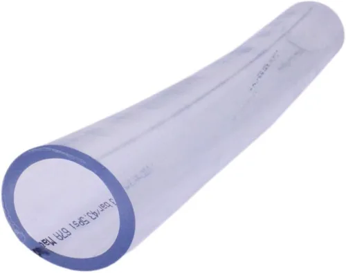 Miniatura 5 de Manguera de vinilo resistente a químicos y rayos UV, tubería de PVC resistente, flexible, transparente y baja presión., Transparente