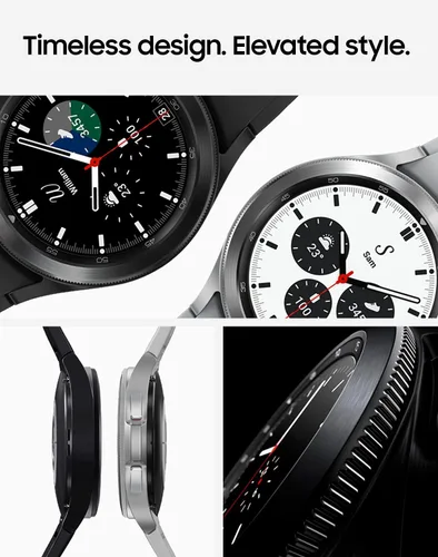 Miniatura 7 de SAMSUNG Galaxy Watch 4 Classic 46mm - Reloj inteligente con monitor y rastreador de ECG para salud, fitness, correr, ciclos de sueño, detección