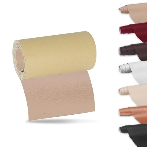 Parche adhesivo de reparación de cuero, parche adhesivo de cuero de 20 x 54 pulgadas para sofás, asientos de automóvil, bolsos, chaquetas, parche de