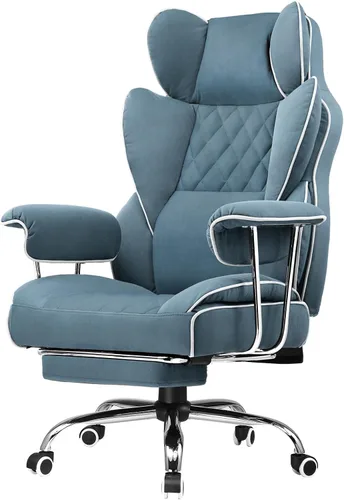Miniatura 15 de GTPLAYER Silla para videojuegos, silla de oficina con soporte lumbar de resorte de bolsillo, ergonómica y cómoda, silla de escritorio de oficina