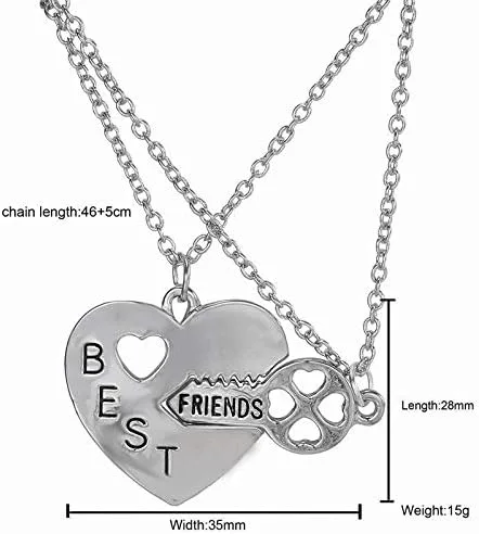 Miniatura 5 de Collar de la amistad para 2 mejores amigos BFF para 2