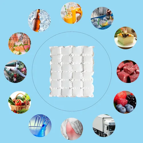 Miniatura 4 de Bolsas de hielo reutilizables para enfriar bolsa de hielo seco para envío de alimentos congelados y alimentos perecederos y almacenamiento y correo