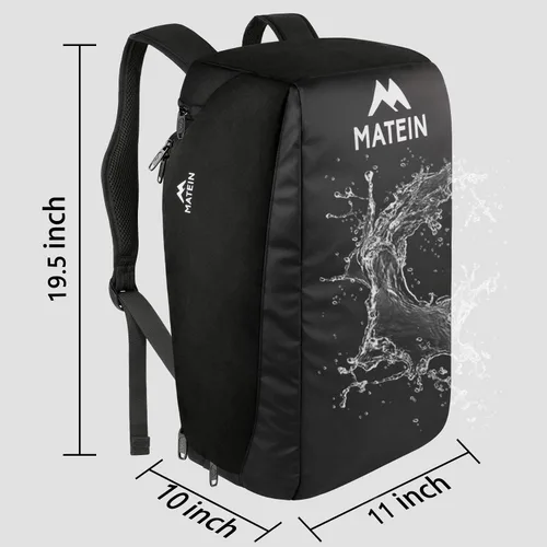 Miniatura 7 de MATEIN Bolsa de gimnasio para hombres mochila de gimnasio grande de 45 L bolsa de lona deportiva con compartimento para zapatos mochila de viaje