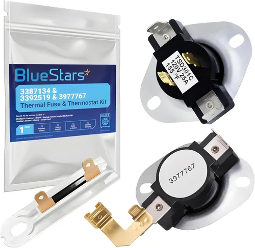 3387134 Termostato de ciclismo 3392519 Fusible térmico 3977767 termostato de límite alto de BlueStars – Compatible con secadores Whirlpool Kenmore
