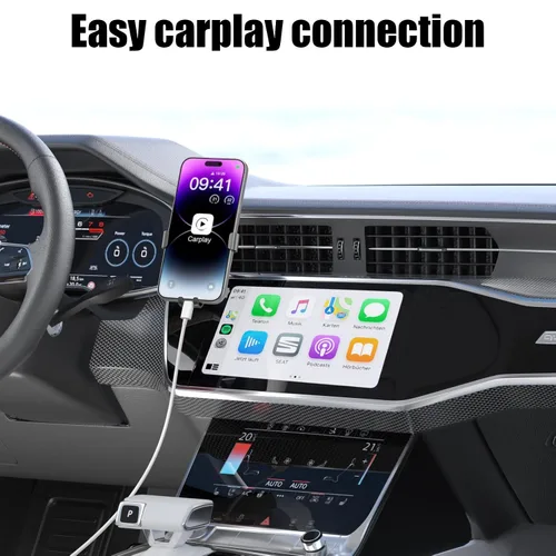 Miniatura 2 de Cable de Apple CarPlay para automóvil, paquete de 2 cables de carga de iPhone de 3 pies [certificado Apple MFi], cable USB a Lightning de carga