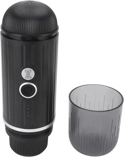 Miniatura 2 de Cafetera eléctrica portátil Cafetera de viaje automática para camping, coche, cafetera, calefacción inalámbrica, compatible con cápsulas de café