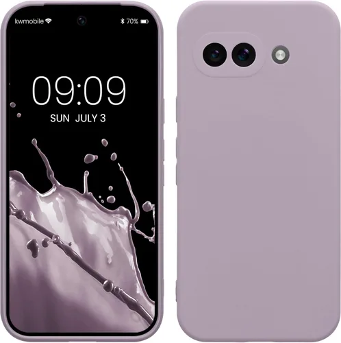 Miniatura 149 de kwmobile Funda compatible con Google Pixel 9 Pro - Funda protectora delgada de TPU para teléfono - Acabado mate suave - Negro mate