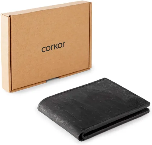 Miniatura 4 de Corkor Billetera plegable para hombre, delgada