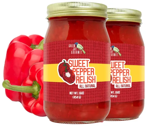 Miniatura 7 de Green Jay Gourmet Relish - Cajun Candy Relish - Dulce y picante condimento de jalapeño confitado y para untar - Hecho en Estados Unidos - Para