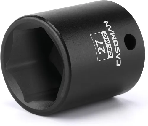 Miniatura 21 de CASOMAN Enchufe de impacto de 6 PT de 1/2" x 1.378 in de profundidad, CR-MO, 1/2 pulgada de transmisión de 6 puntos para una fácil extracción