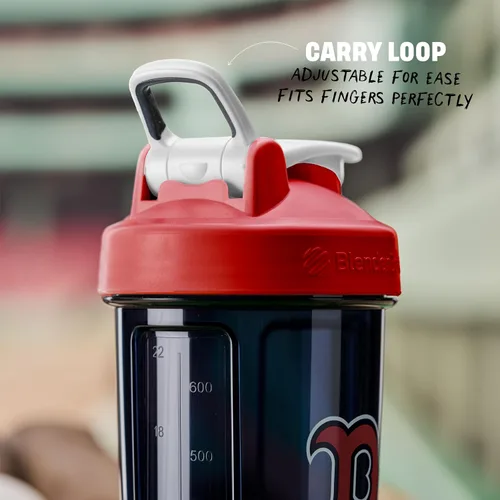 Miniatura 5 de BlenderBottle Shaker Bottle Pro Series perfecta para batidos de proteínas y antes del entrenamiento, 32 onzas, azul cerúleo
