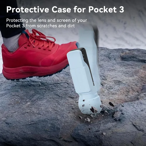 Miniatura 6 de UTEBIT Funda protectora de pantalla DJI Osmo Pocket 3, protector de pantalla de cardán, protector de lente para Osmo Pocket 3, funda de plástico Azul