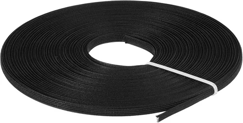 Miniatura 45 de uxcell Deshuesado para coser, 1 pieza de 5 yardas y 0.236 in – corsé de poliéster de alta densidad para vestido de novia, vestido de novia (negro)