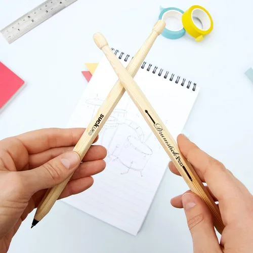 Miniatura 3 de Suck UK Bolígrafo Baqueta - Regalos de Baterista para Hombres - Regalos Para Bateristas - Accesorios de Batería - Bolígrafo de Madera