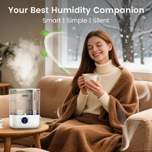 Miniatura 10 de GTPLAYER Humidificadores inteligentes para recámara, 5L Humidificador de llenado superior super grande difusor de aceite esencial para bebé