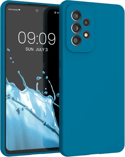 Miniatura 203 de kwmobile Funda Compatible con Samsung Galaxy A14 5G - Funda de teléfono de TPU y silicona con acabado suave - Verde Lima