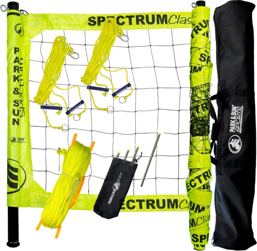 Miniatura 13 de Park & Sun Sports Spectrum Classic: Sistema de red de voleibol profesional ajustable para exteriores Azul denim