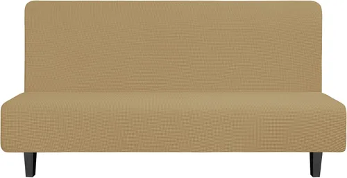 Miniatura 42 de Easy-Going - Funda elástica para futón, cubierta para sofá cama sin brazos, protector de muebles sin reposabrazos con parte inferior elástica