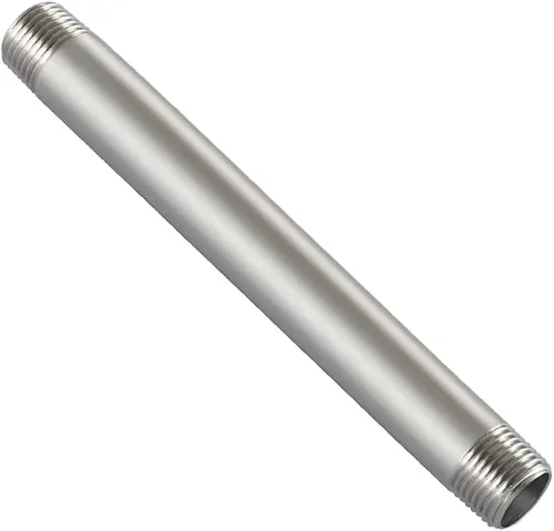 Miniatura 13 de Beduan Accesorios de tubería de acero inoxidable, 1" NPT x 1" NPT rosca macho, niple de 2" de longitud para tubería fundida