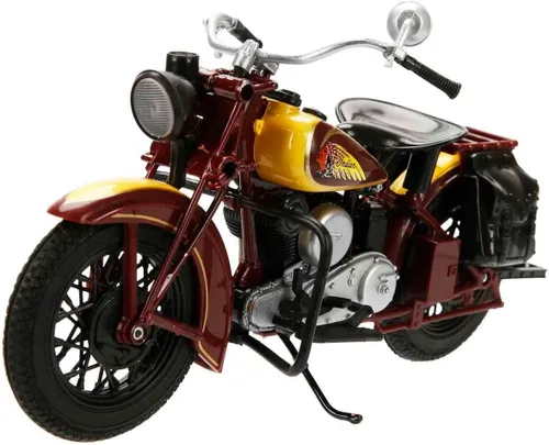 Miniatura 2 de NewRay Juguetes: Indian Sport Scout 1934 1:12, Marrón