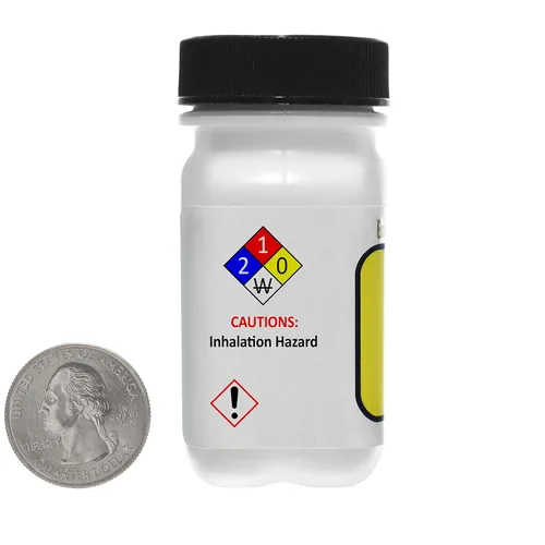 Miniatura 3 de Óxido de zinc [ZnO] 99.9% ACS grado polvo 2 onzas en una mini botella ahorradora de espacio