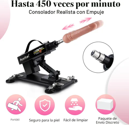 Miniatura 3 de Máquina sexual de empuje Máquina de consolador Sextoys para mujeres y hombres, máquina de sexo con conector 3XLR, máquina de amor para parejas
