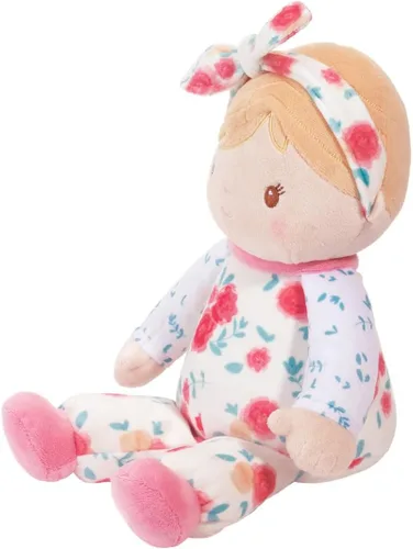 Miniatura 2 de Muñeca de bebé suave floral Douglas Vera – Muñeca suave y adorable de primera para bebés, infantes y niños pequeños – 25 cm sentado y 33 cm