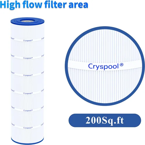 Miniatura 6 de Cryspool® 08063 Filtro compatible con Jandy CS200, R0462400, PJANCS200, C-8418, 11088503, 11088513, FC-0823, Cartucho de filtro de piscina de 200