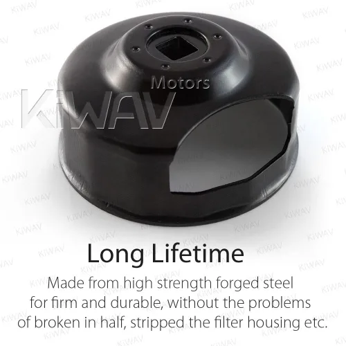 Miniatura 5 de Llave inglesa para tapa para filtro de aceite para Harley Davidson con 76 x 14 flautas (sensor manivela)