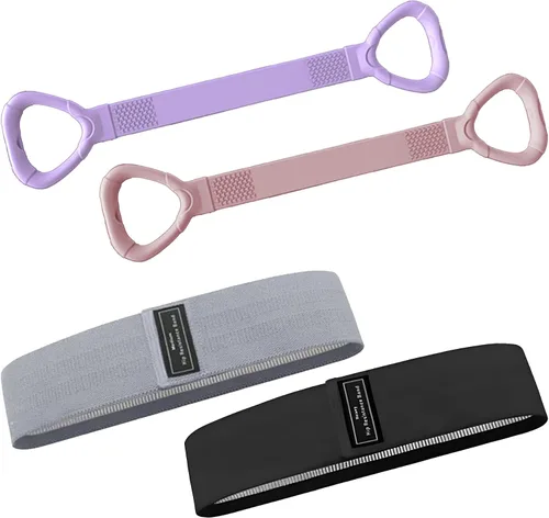 Miniatura 8 de Juego completo de bandas de resistencia para mujeres y hombres, bandas profesionales de entrenamiento para la parte superior e inferior del cuerpo
