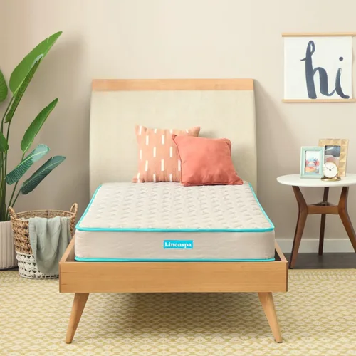 Miniatura 20 de Linenspa Colchón de espuma viscoelástica con infusión de gel de 5 pulgadas, tamaño completo, firme, cama de perfil bajo, colchón en una caja, cama