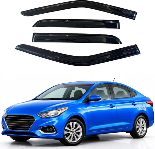 Miniatura 294 de IG - Visera para ventana para Ford Bronco y F150-F350 1980-1996, deflector lateral tipo cinta adhesiva, resistente, contra lluvia y viento