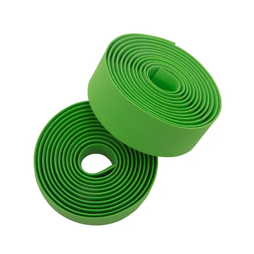 Cinta para manubrio de bicicletas Planet Bike GEL con tapones reflectantes Verde