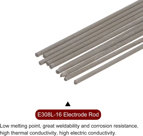 Miniatura 4 de HARFINGTON E308L-16 Varilla de soldadura 0,04 "x 9" 304 Electrodos de soldadura de acero inoxidable Rod A102 Soldadura para soldar acero inoxidable