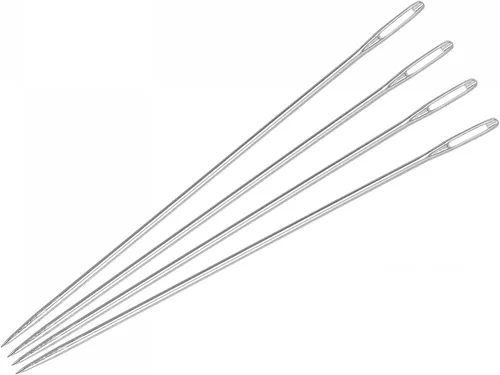 Miniatura 9 de uxcell Agujas de coser rectas largas bordadas agujas de rebordear acero inoxidable 6.89 pulgadas 40pcs