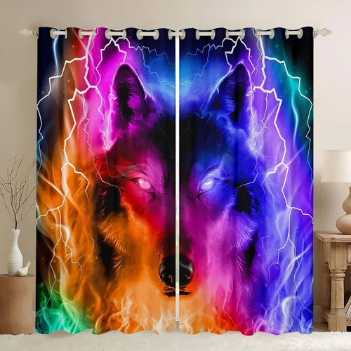 Miniatura 8 de Cortinas con teclas de piano, notas musicales, cortinas de ventana para niños, niñas, adolescentes, con patrón musical, cortinas de ventana