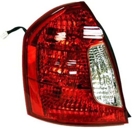 KarParts360 Para Hyundai Accent 2006-2011 Conjunto de luz trasera sedán lado del conductor con bombillas para HY2800136 | 92401-1E010