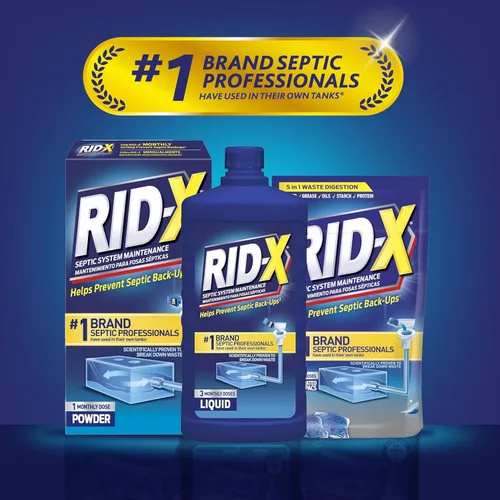 Miniatura 9 de Rid-X Tratamiento del sistema de tanque séptico, tratamiento de tanque séptico, 3.2 onzas