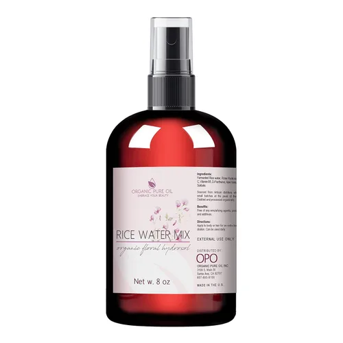 Mezcla para el crecimiento del cabello con agua de arroz, 100% natural, extra fuerte, niebla de hierbas, aerosol, acondicionador para el cuero