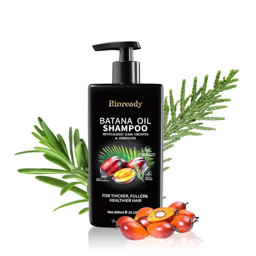 Batana - Champú de romero para cabello adelgazante, champú fortalecedor de biotina para hombres y mujeres, cuidado nutritivo del cuero cabelludo