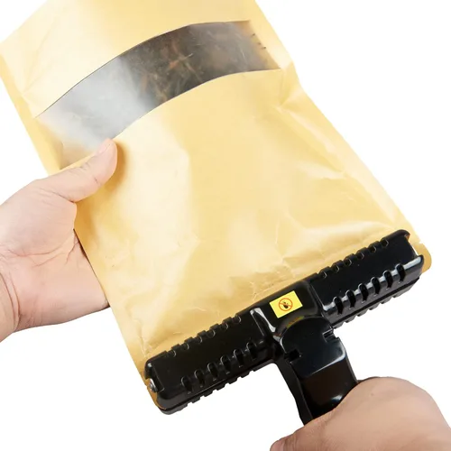 Miniatura 5 de Sellador de la encrespadura del bolso, sellador de la encrespadura del calor FDR150 para el bolso de Kraft del bolso de la hoja de 6 pulgadas, bolso
