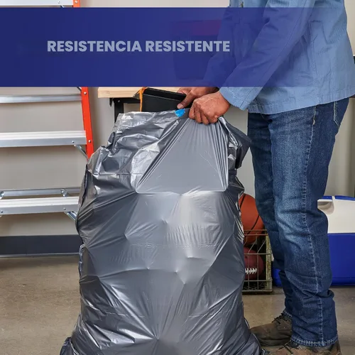 Miniatura 3 de Hefty Steelsak - Bolsas de basura grandes resistentes, color gris, sin perfume, 39 galones, 30